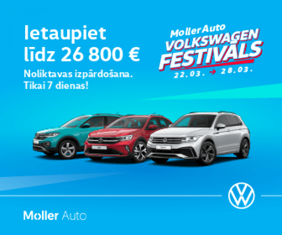 <p>Volkswagen Festivāls 22.03.-28.03.</p>
